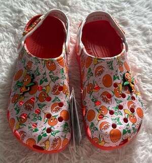 Crocs Disney Parks Orange Bird Classic Clogs Size M9/W11